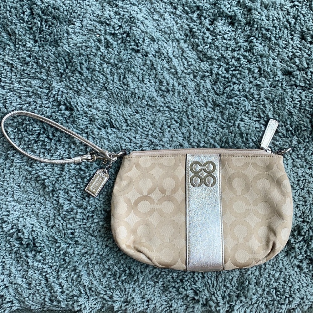 Coach Tan Classic Wristlet